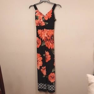 Maxi Length Floral Dress